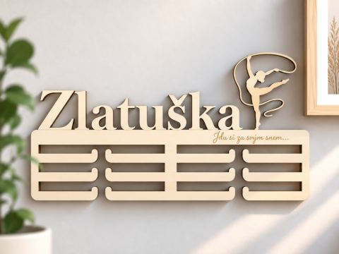 Věšák na medaile moderní gymnastika