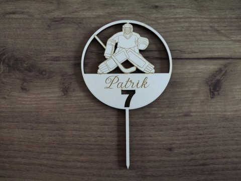 Zápich na dort pro hokejisty - brankáře