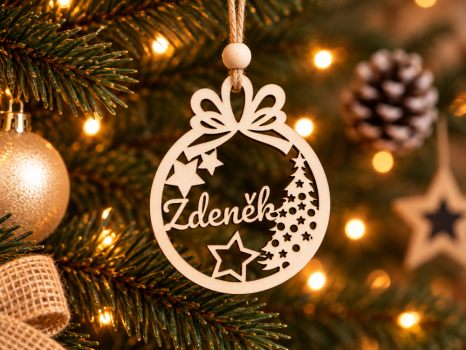 Vánoční ozdoba se jménem Eleanora