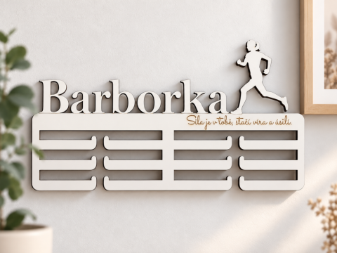 Věšák na medaile atletika