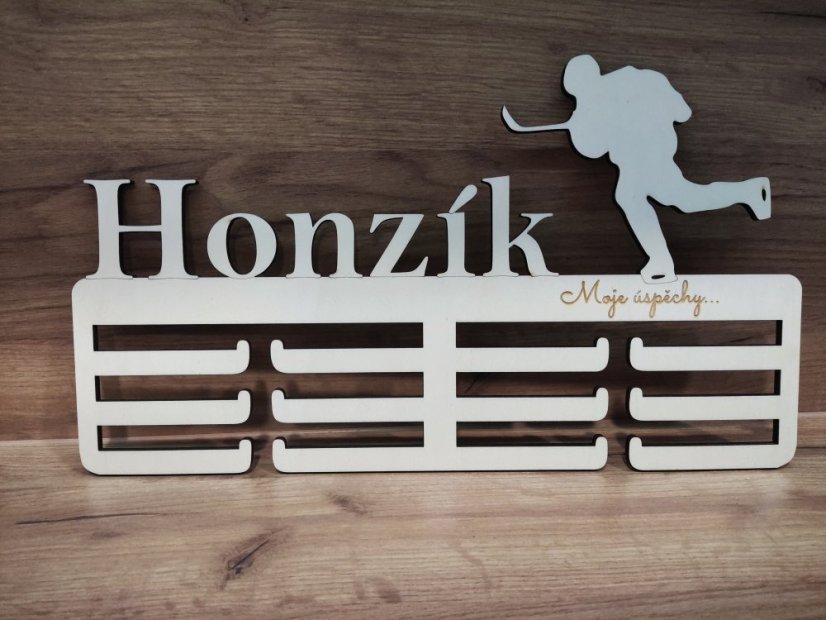 Věšák na medaile hokej
