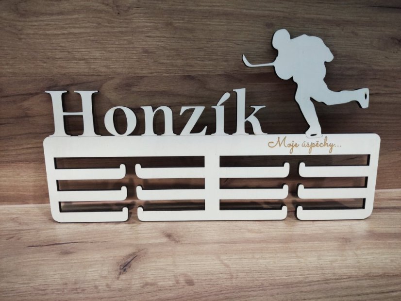 Věšák na medaile hokej